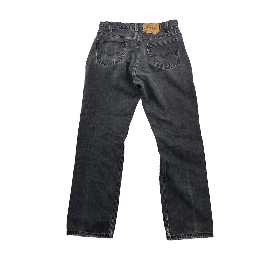 Levis 505 Straight Fit Jean Orange Tag Size 33 x 30" Inseam Denim Men 36-18